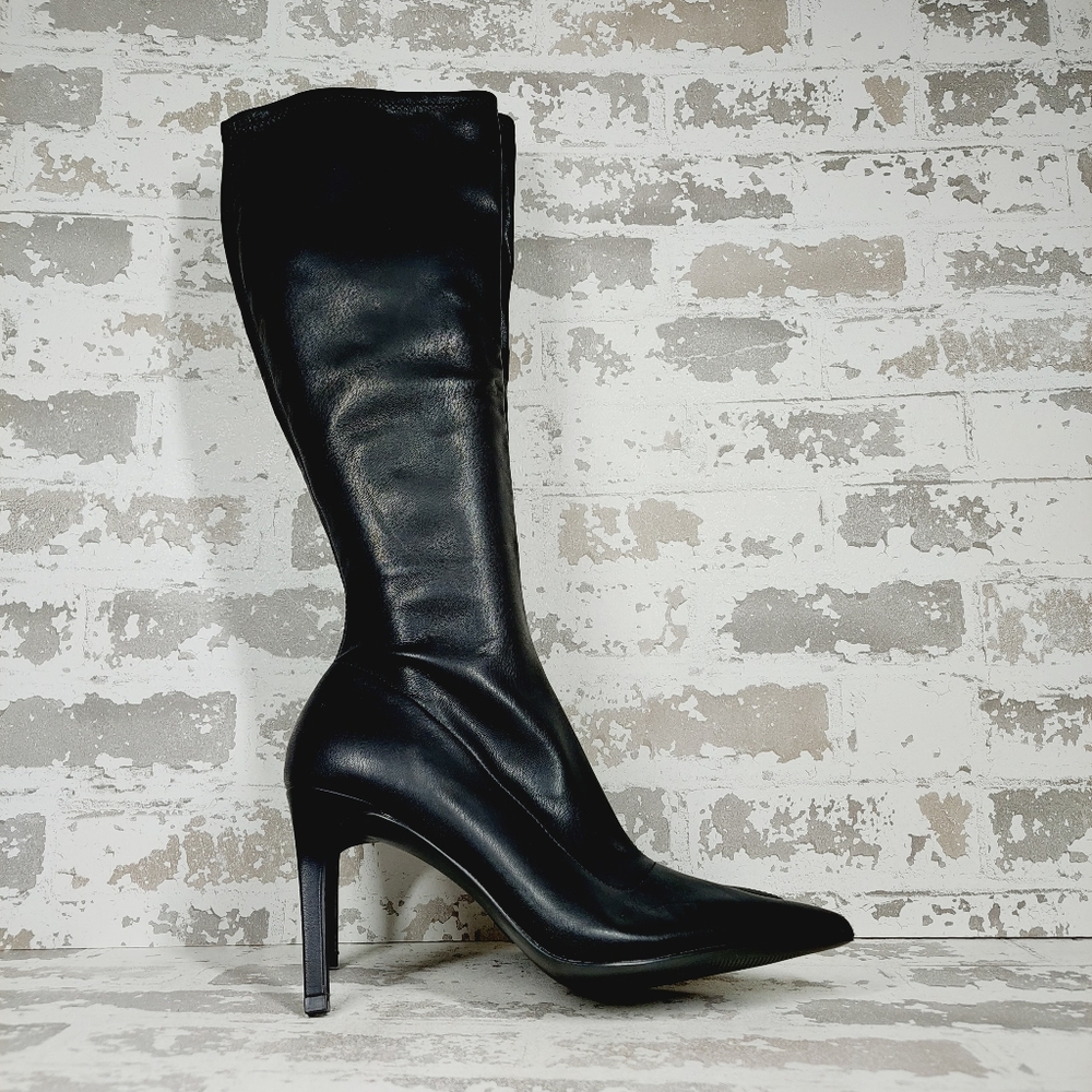 New Open Edit Viv Pointy Toe Knee High Boot O805 - Picture 4 of 12